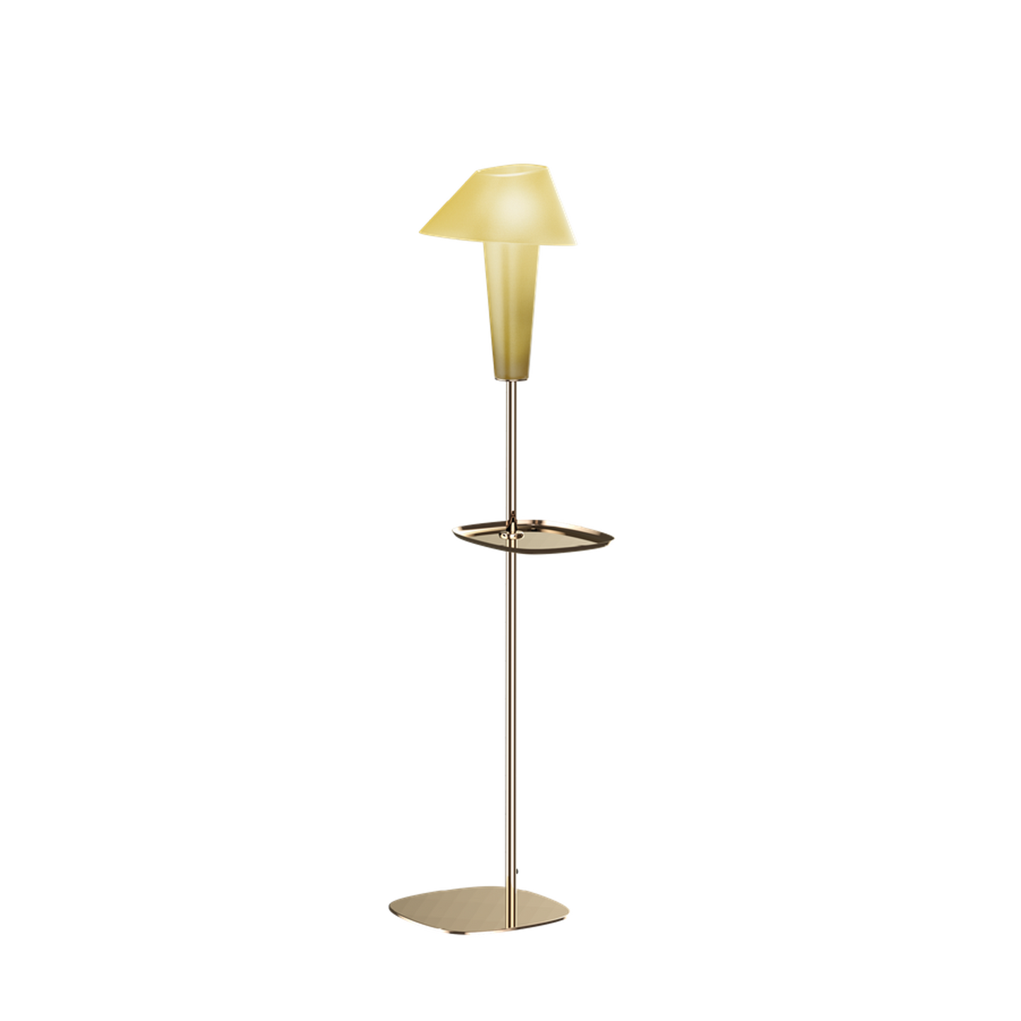 Rever 1.0 M Medium Light Gold Base LED Floor Lamp