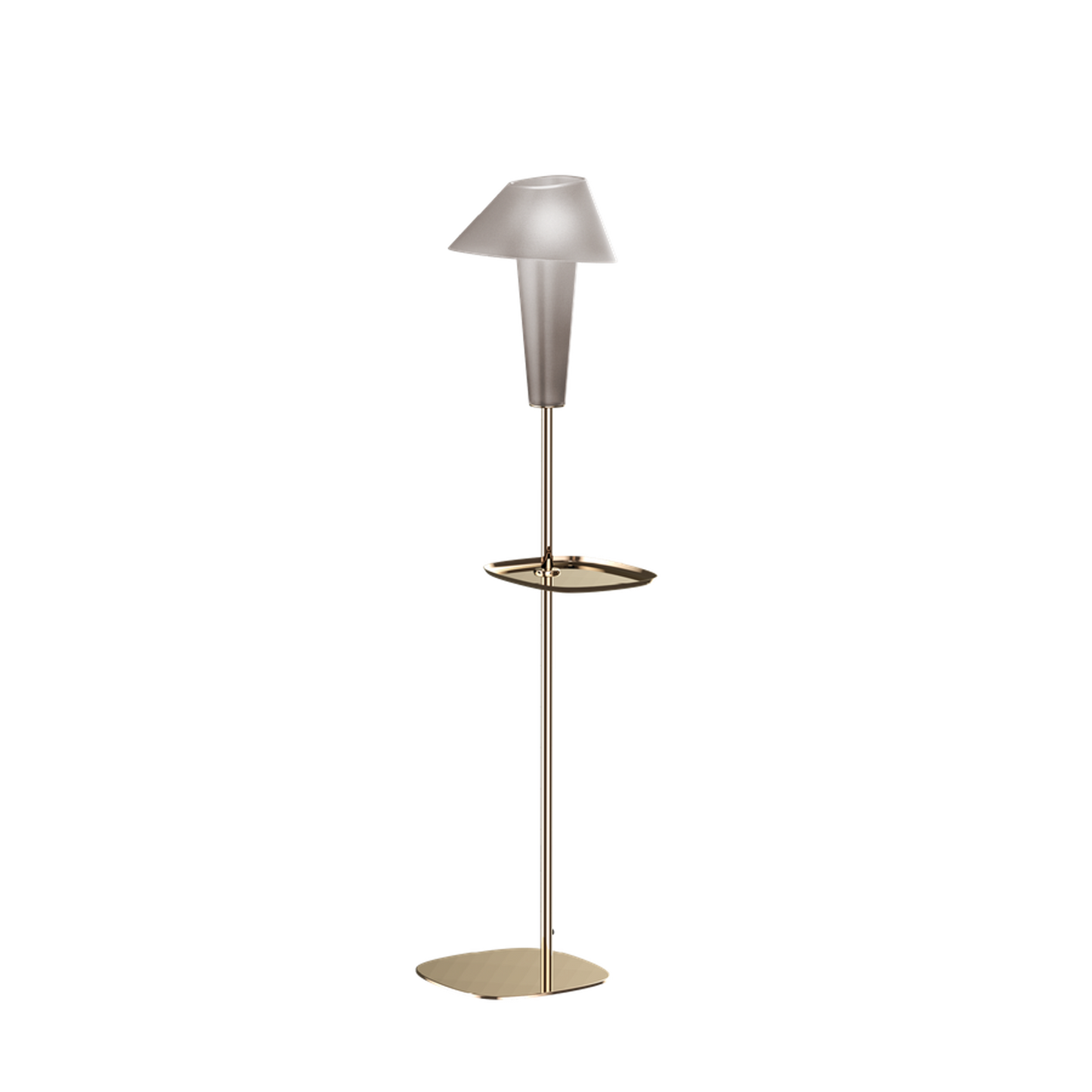 Rever 1.0 M Medium Light Gold Base LED Floor Lamp