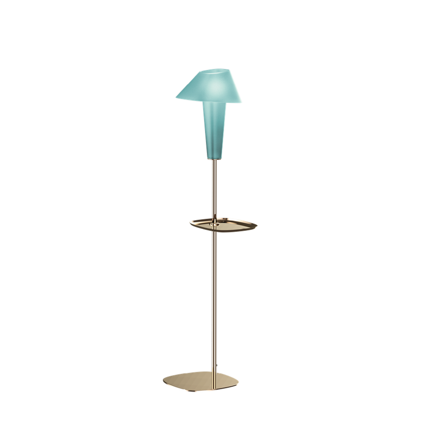 Rever 1.0 M Medium Light Gold Base LED Floor Lamp