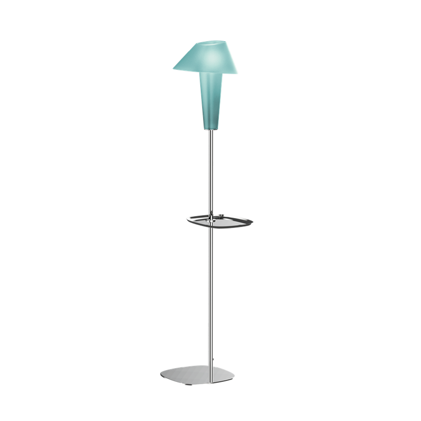 Rever 1.0 L Large Chrome Base LED Floor Lamp