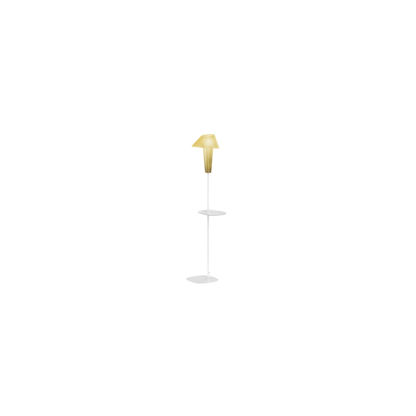 Rever 1.0 L Large White Base LED Floor Lamp