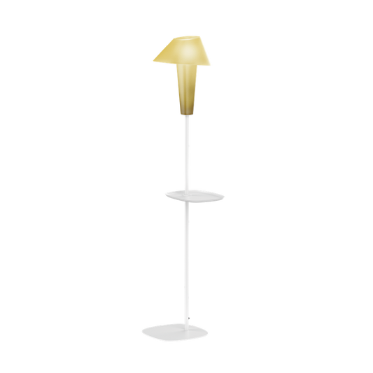 Rever 1.0 L Large White Base LED Floor Lamp