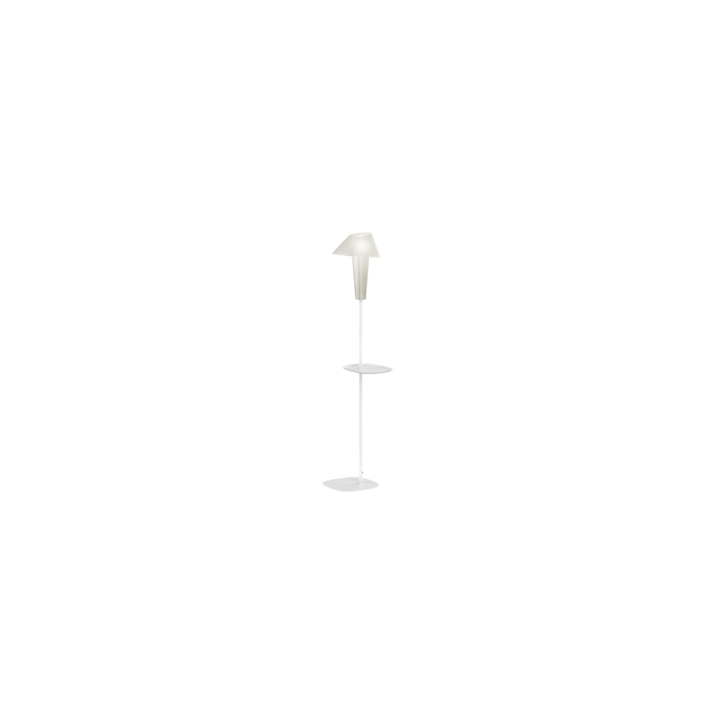 Rever 1.0 L Large White Base LED Floor Lamp