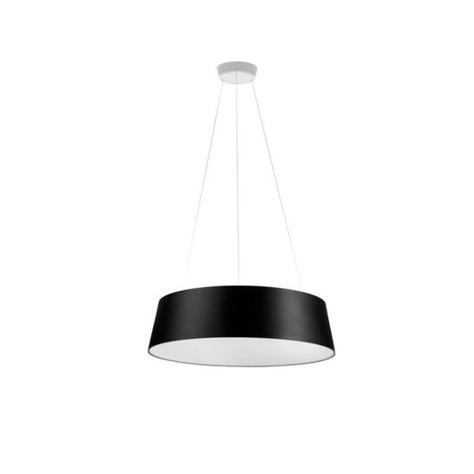 Oxygen P Small Round LED Pendant with Polyurethane Lampshade