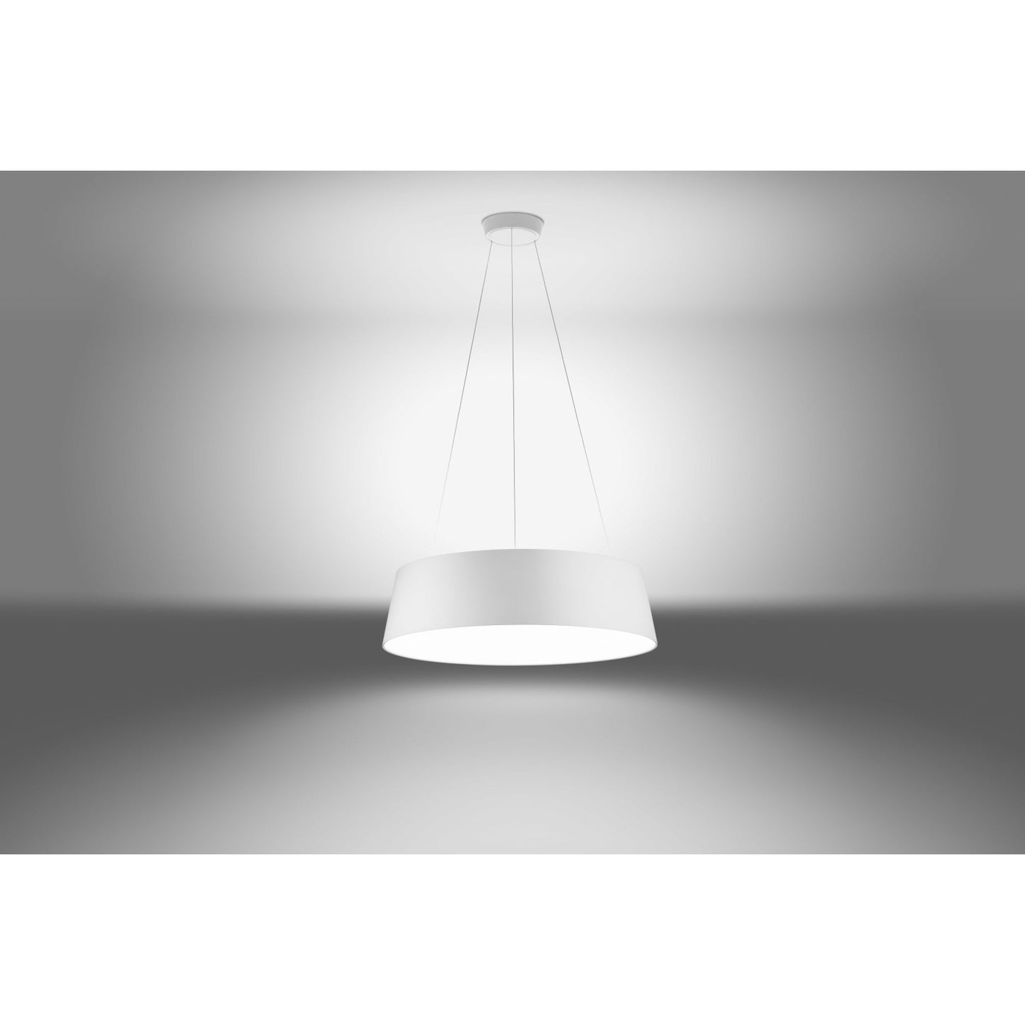 Oxygen P Small Round LED Pendant with Polyurethane Lampshade