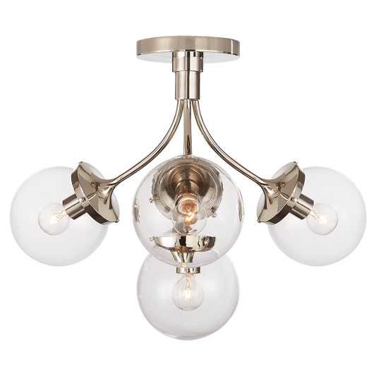 Prescott Medium Semi-Flush Mount