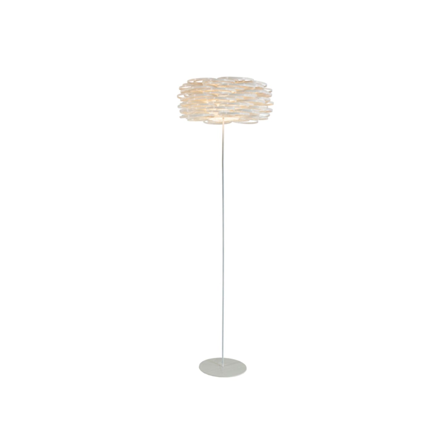 Aros Large LED Floor Lamp with Polypropylene Strips