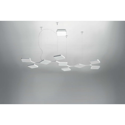 Quad P9 LED Pendant with Nine Square Shapes