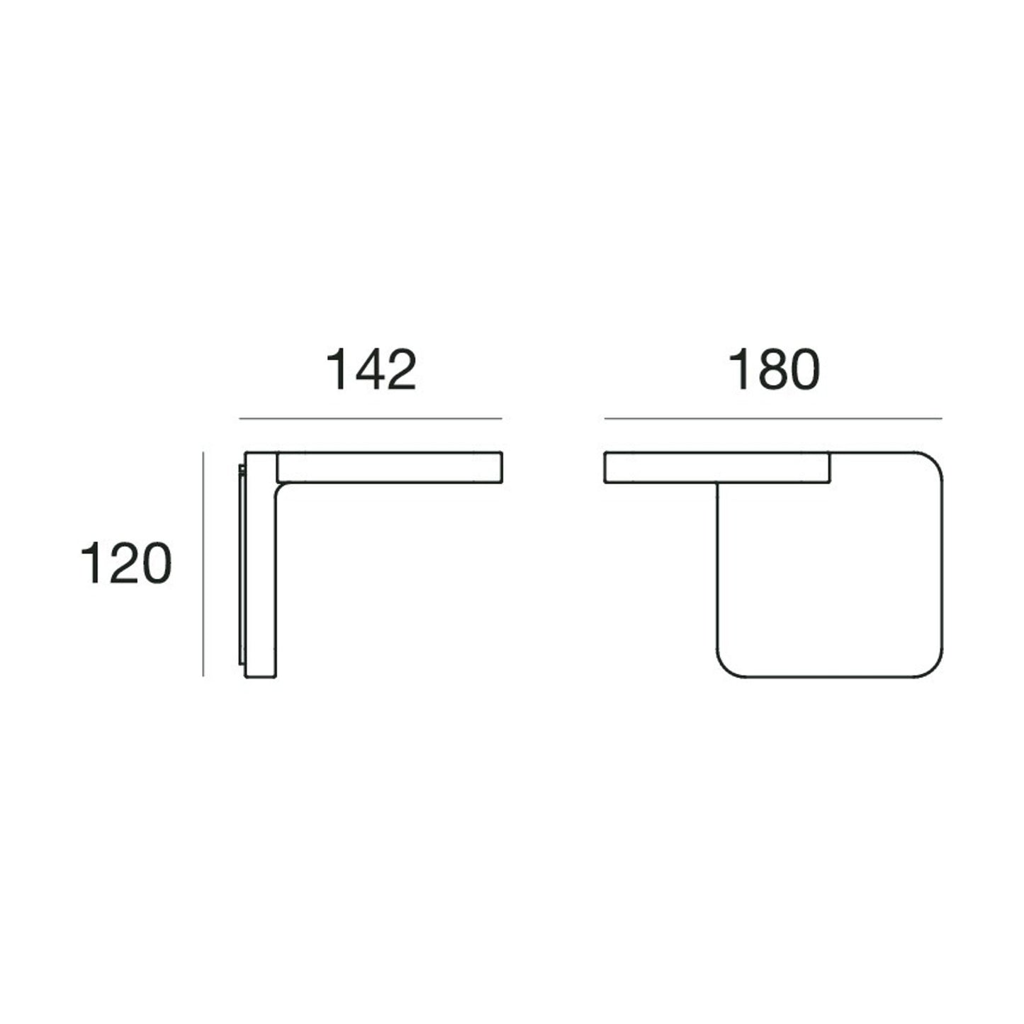 Quad W LED Wall Light