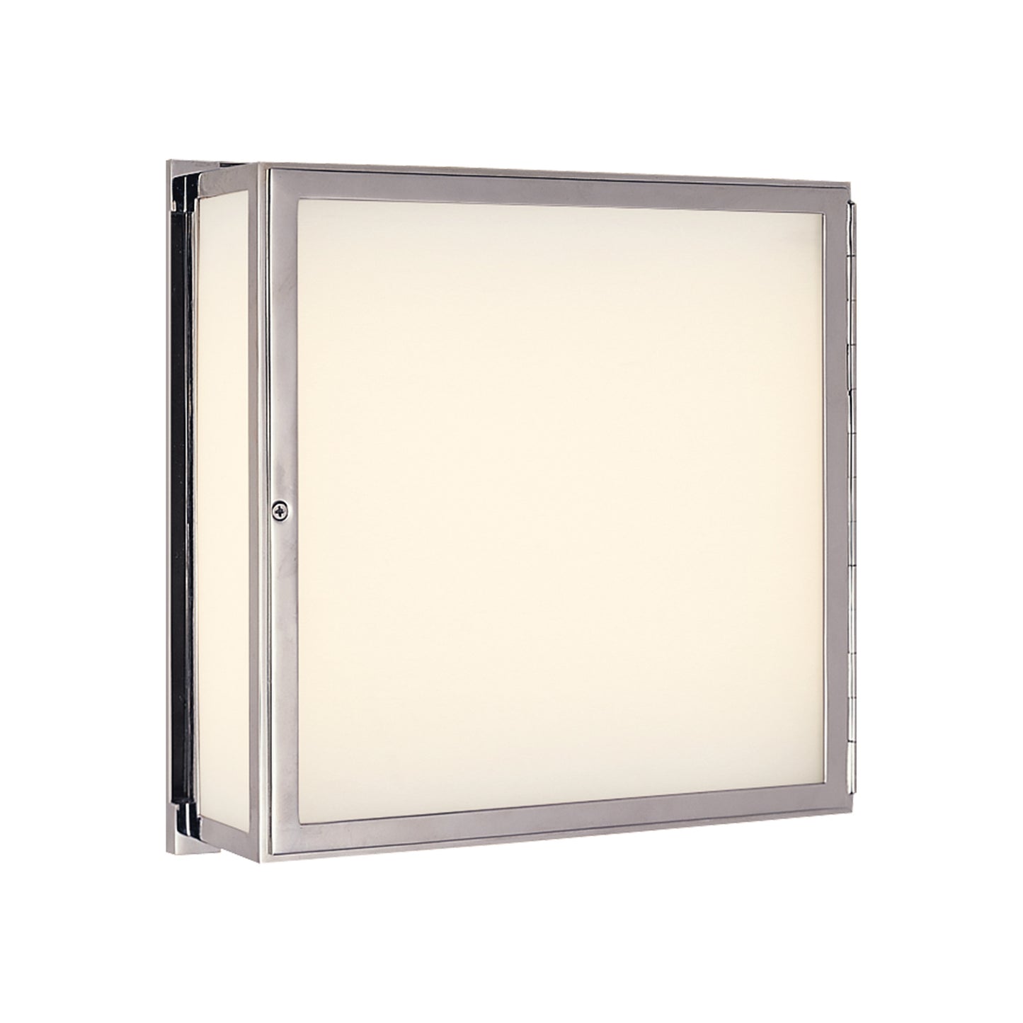 Mercer White Glass Square Box Light