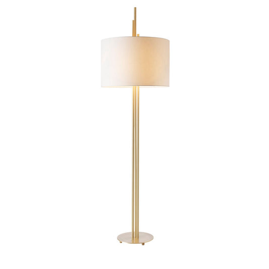 Upper Tall Floor Lamp with Straight Brass Tubes