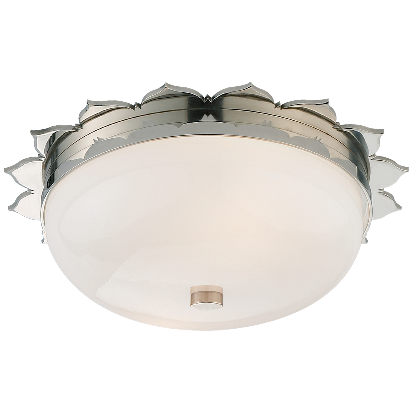 Rachel Flush Mount with White Glass