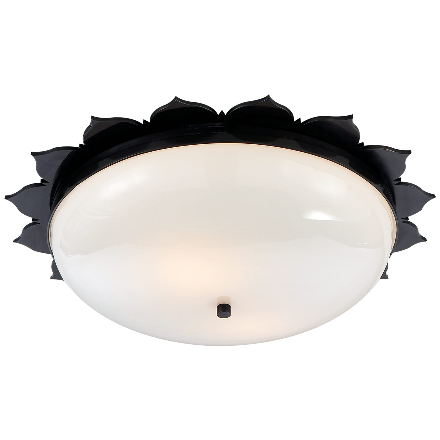 Rachel Flush Mount with White Glass