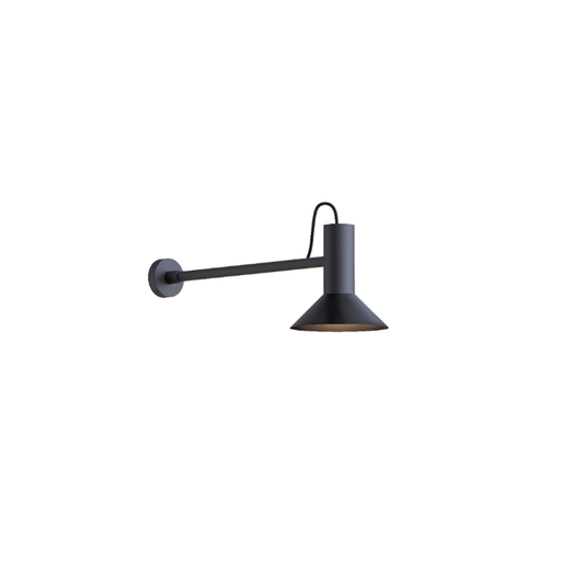 Roomor 2.0 Shade 1.0 Black Wall Light with Wet Painted Steel & Aluminium