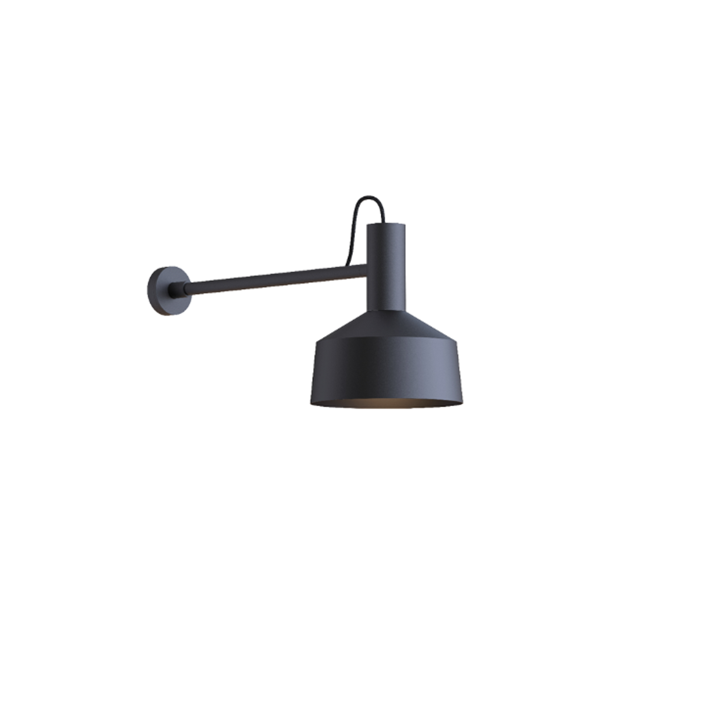 Roomor 2.0 Shade 2.0 Black Wall Light with Wet Painted Steel & Aluminium