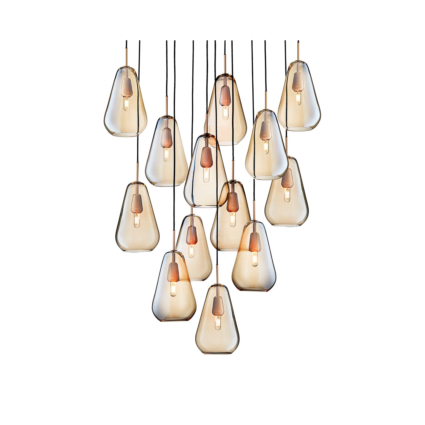 Anoli 13 Thirteen-Light Nordic Gold Pendant