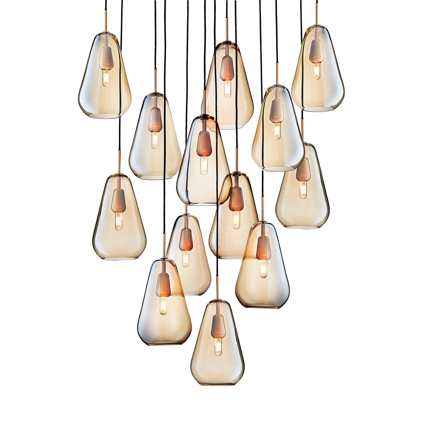 Anoli 13 Thirteen-Light Nordic Gold Pendant