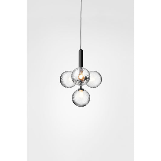 Miira 4 Four-Light Rock Grey Pendant