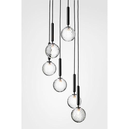 Miira 6 Six-Light Pendant with Opal Glass Diffuser