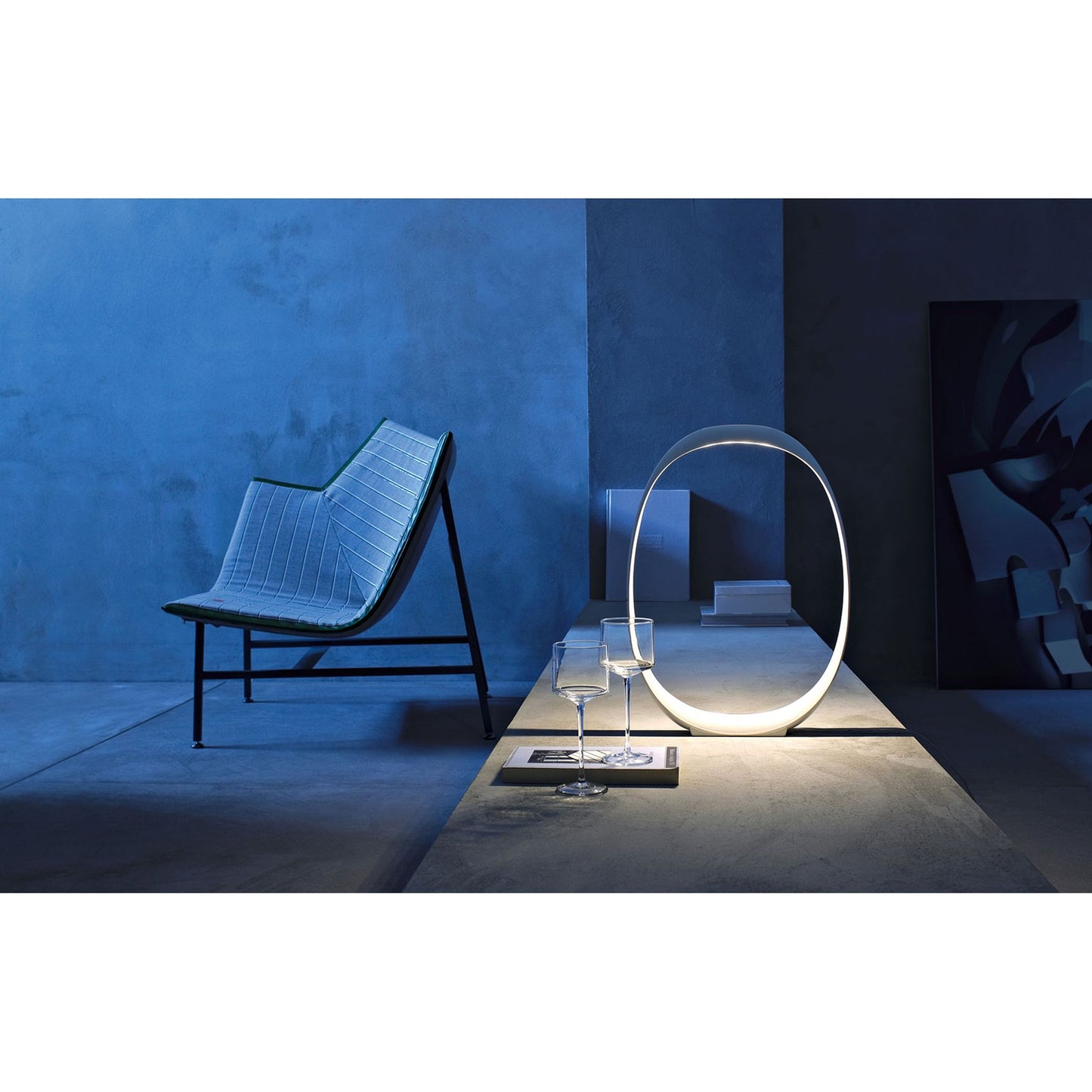 Anisha Piccola White LED Table Lamp with Semi-Diffused