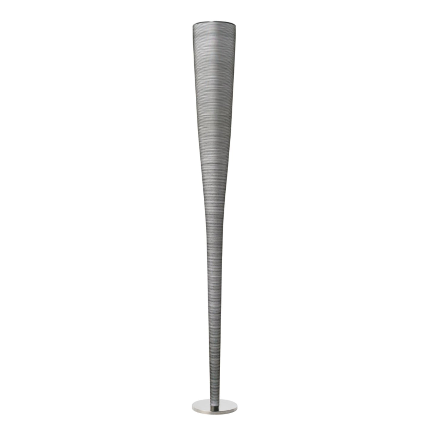 Mite Fibre Glass Floor Lamp with Nickel-Plated Metal Steel & Aluminium