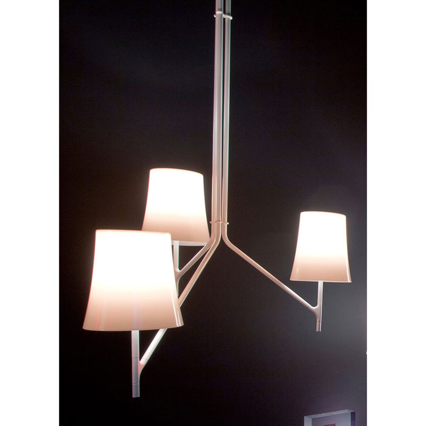 Birdie 3 Three-Light Chandelier with Aluminium Coated