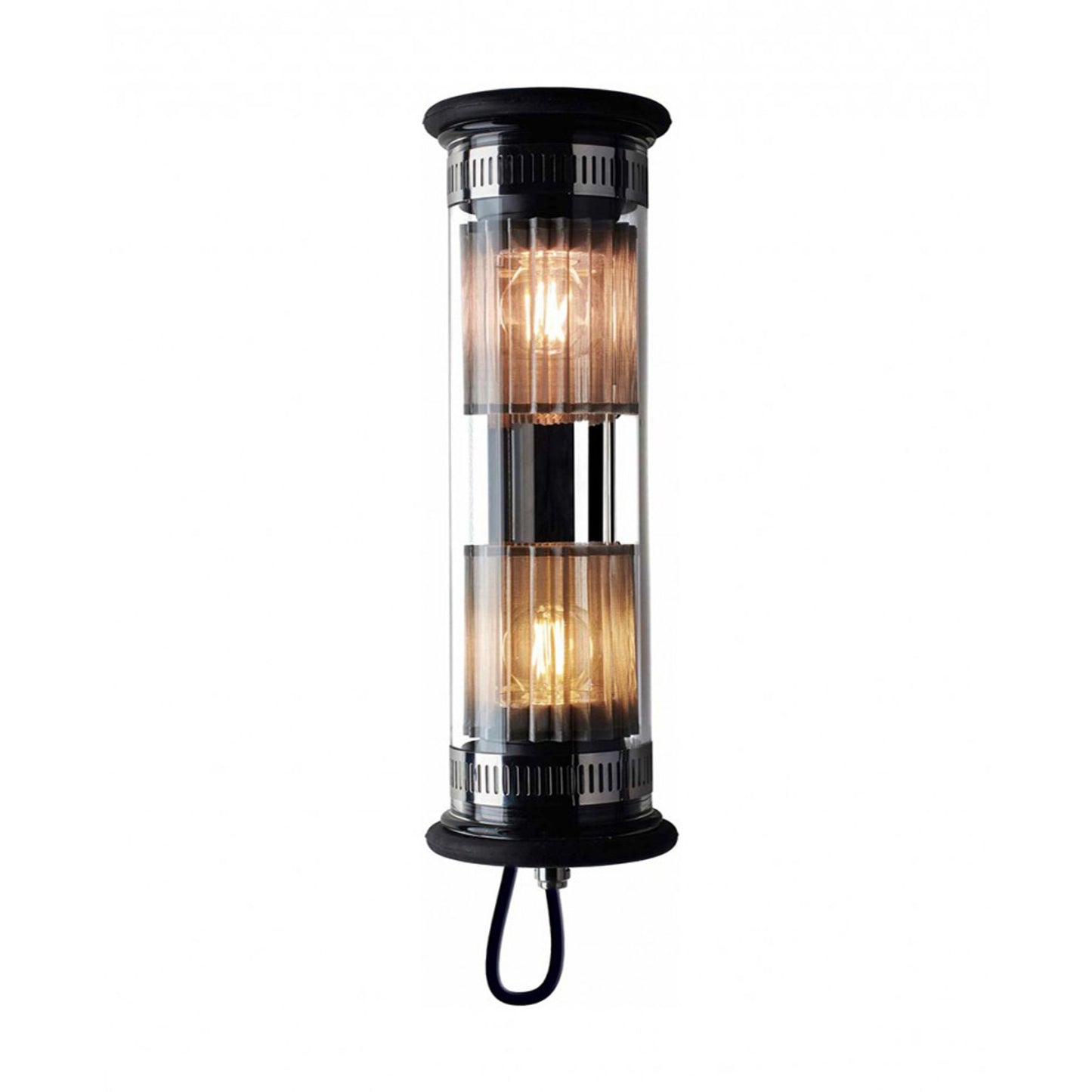 In The Tube ITT 100-350 Silver Mesh Wall Light with Borosilicate Glass