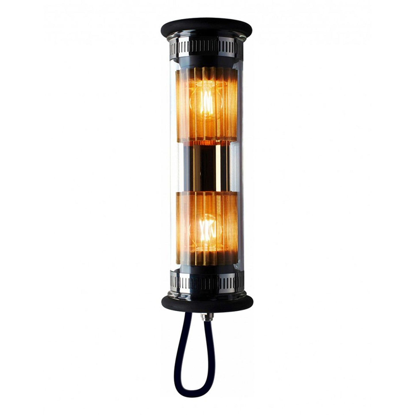 In The Tube ITT 100-350 Gold Mesh Wall Light with Borosilicate Glass