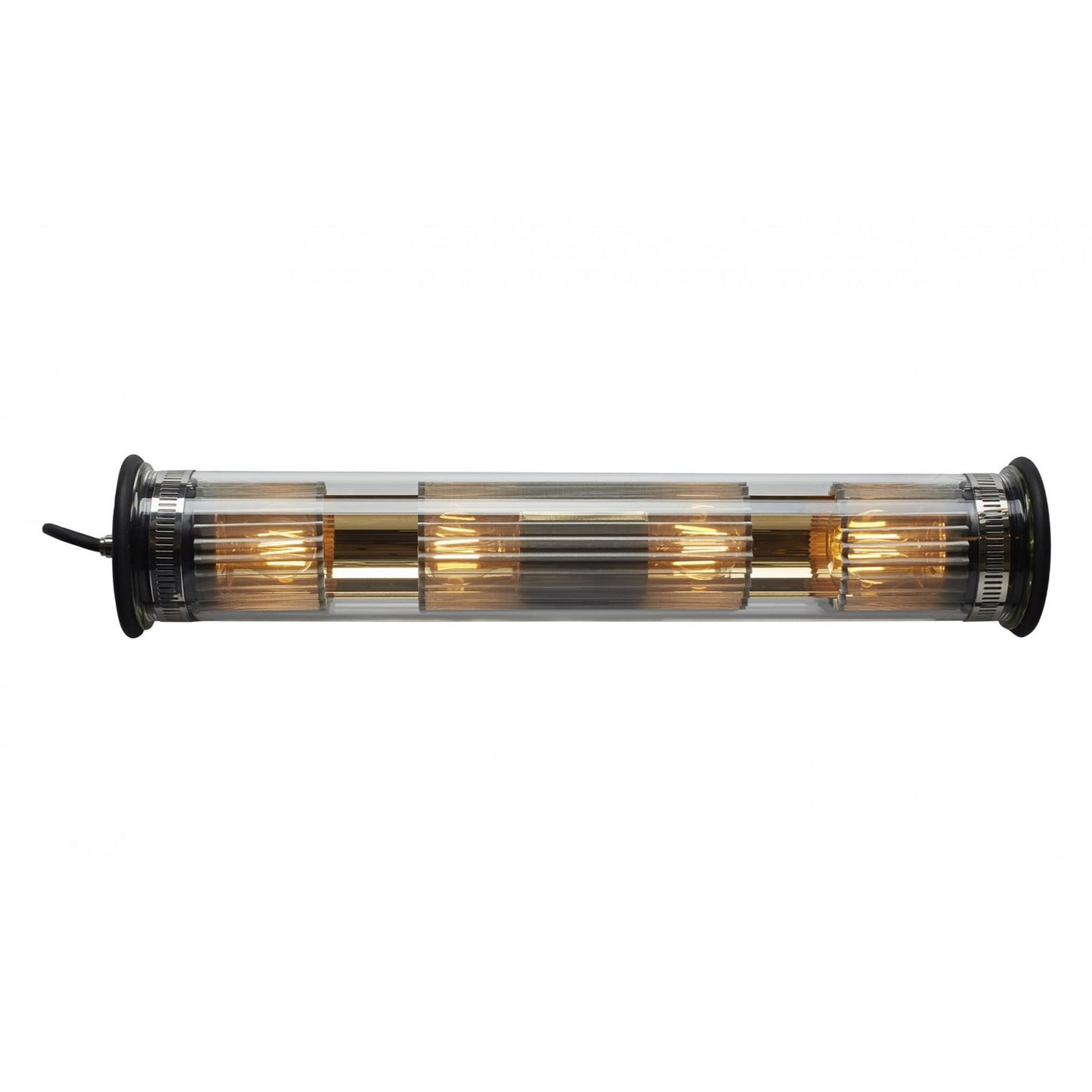 In The Tube ITT 120-700 Silver Mesh Wall Light with Borosilicate Glass