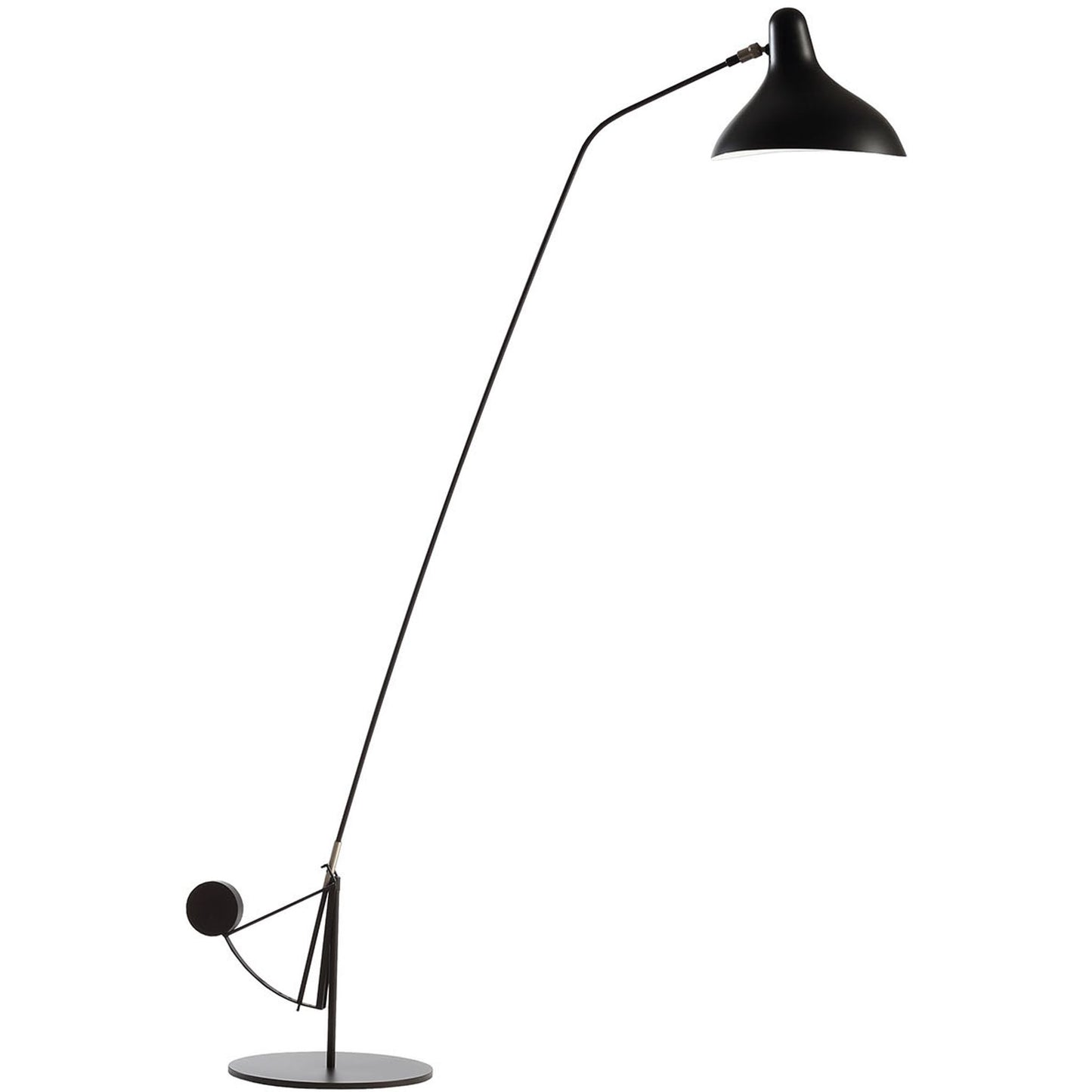 Mantis BS1 B Adjustable Floor Lamp with Round Base