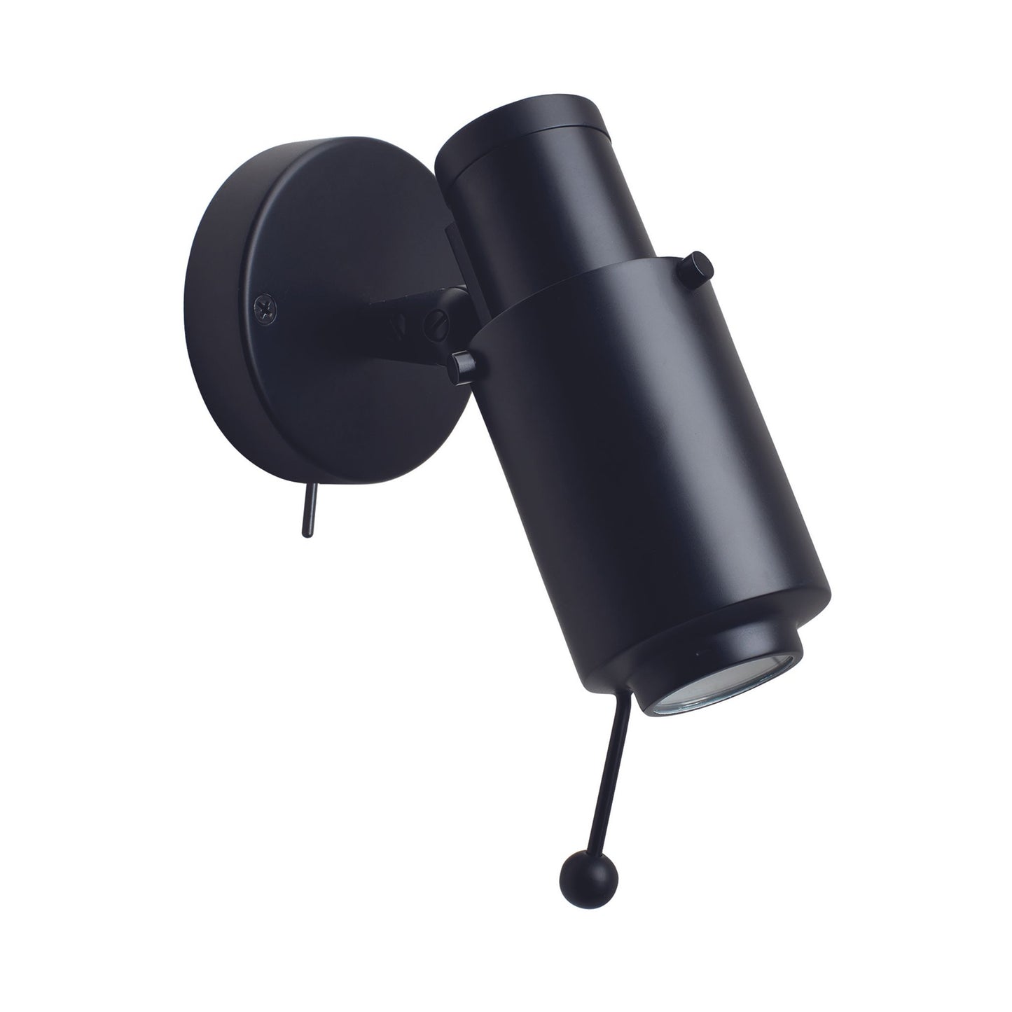 Biny Spot Matt Black Body GU10 Wall Light