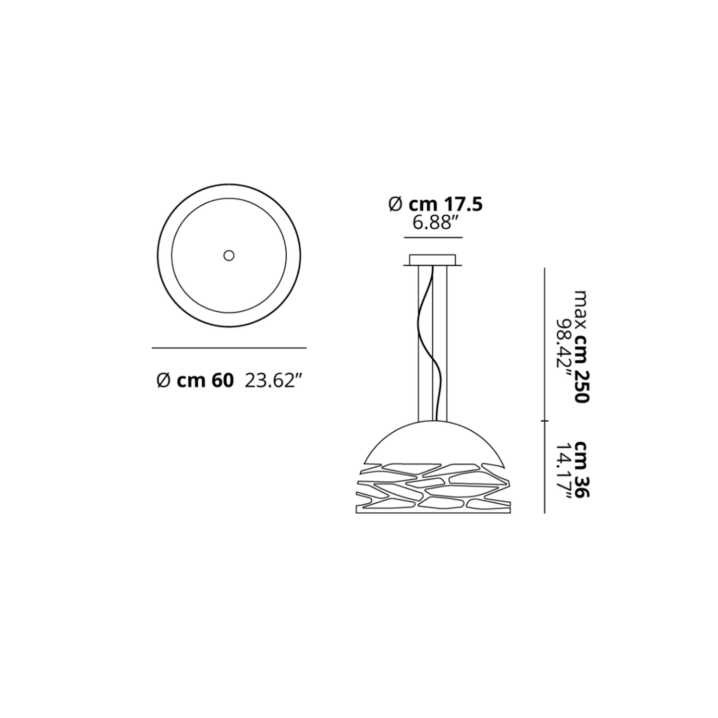 Kelly Dome 60 Medium Pendant