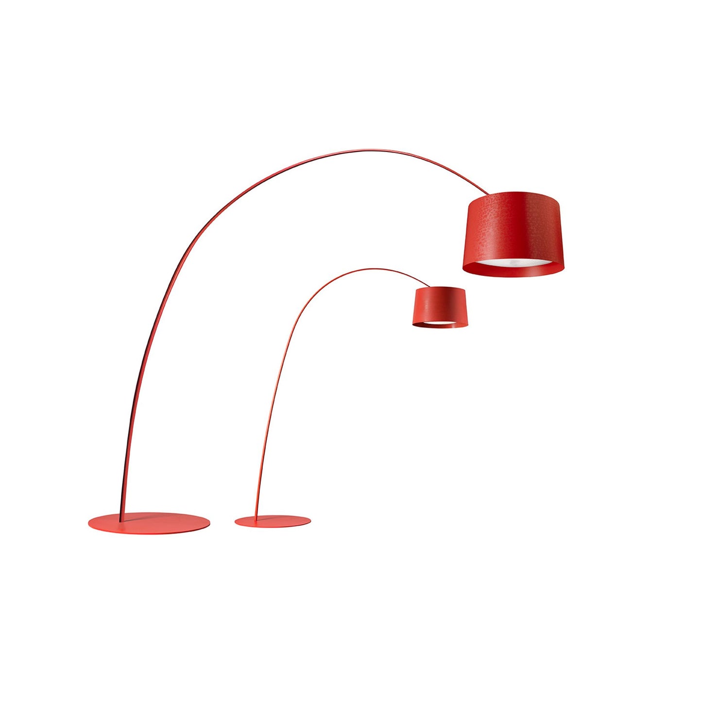 Twiggy Twice LED Floor Lamp with Thin & Flexible Arched Line