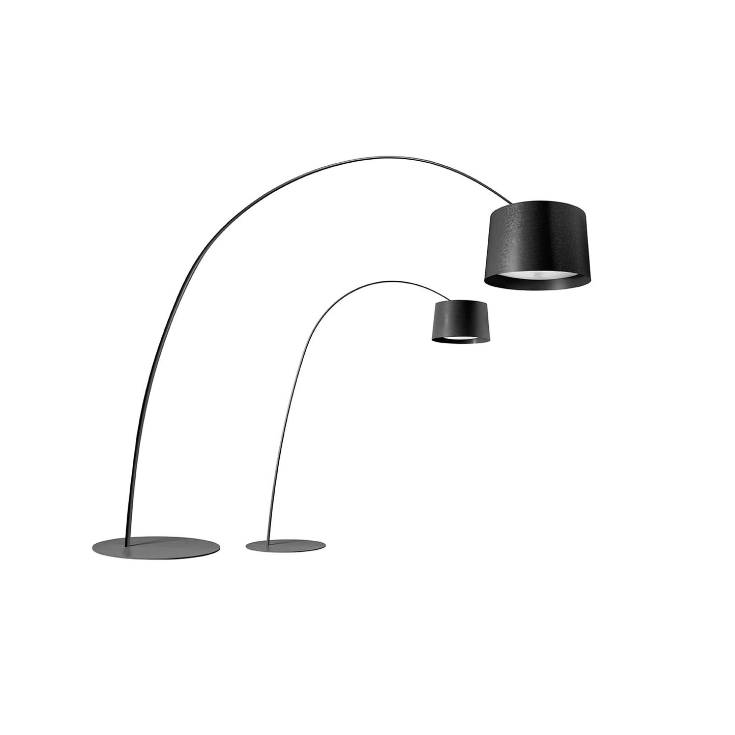 Twiggy Twice LED Floor Lamp with Thin & Flexible Arched Line