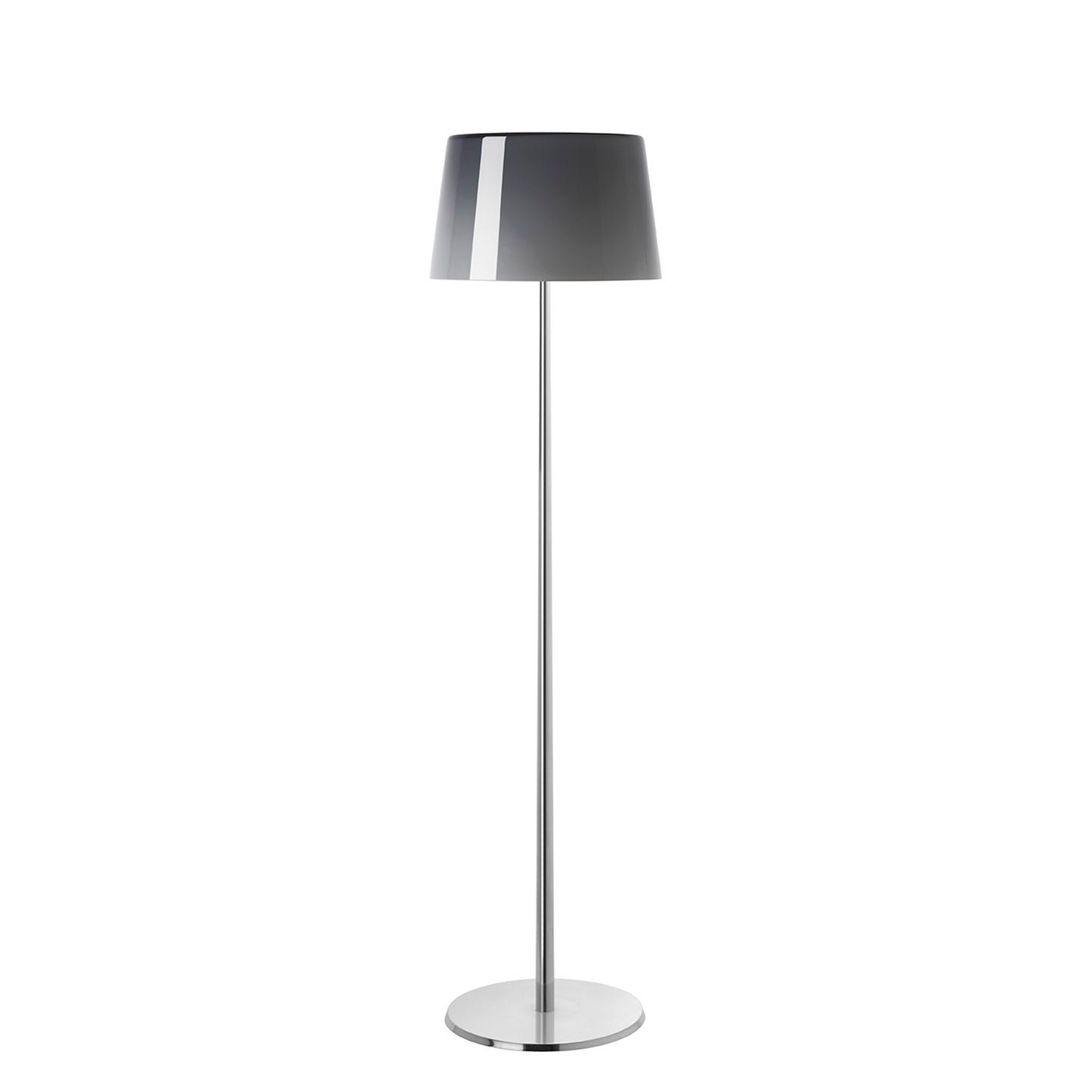 Lumiere XXL Extra-Large Aluminium Floor Lamp with Blown Glass Diffuser