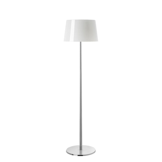 Lumiere XXL Extra-Large Aluminium Floor Lamp with Blown Glass Diffuser