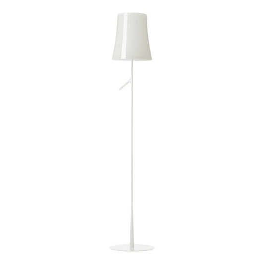 Birdie Lettura On/Off Floor Lamp with Metallized Blown Glass & Varnished Steel