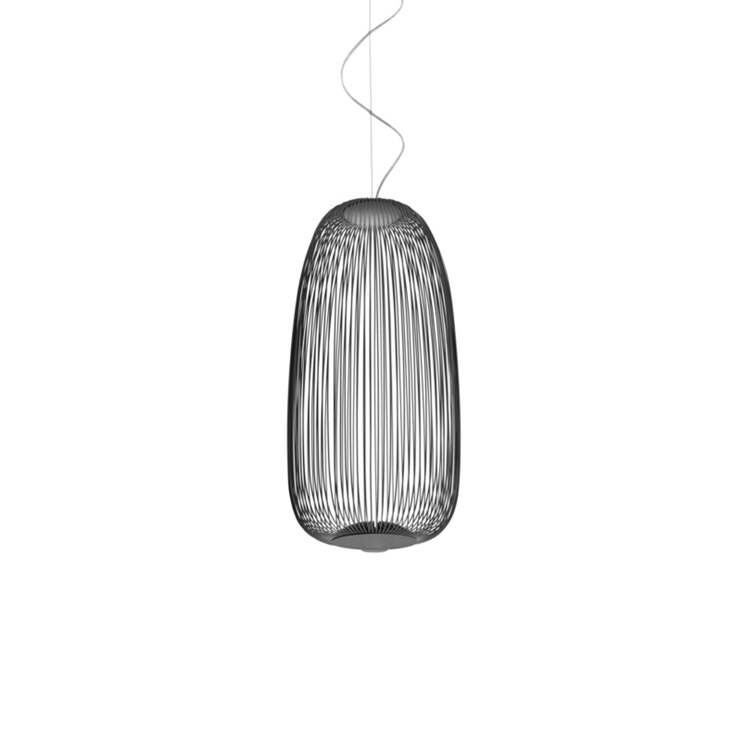 Spokes 1 Dimmable LED Pendant with Varnished Steel & Aluminium