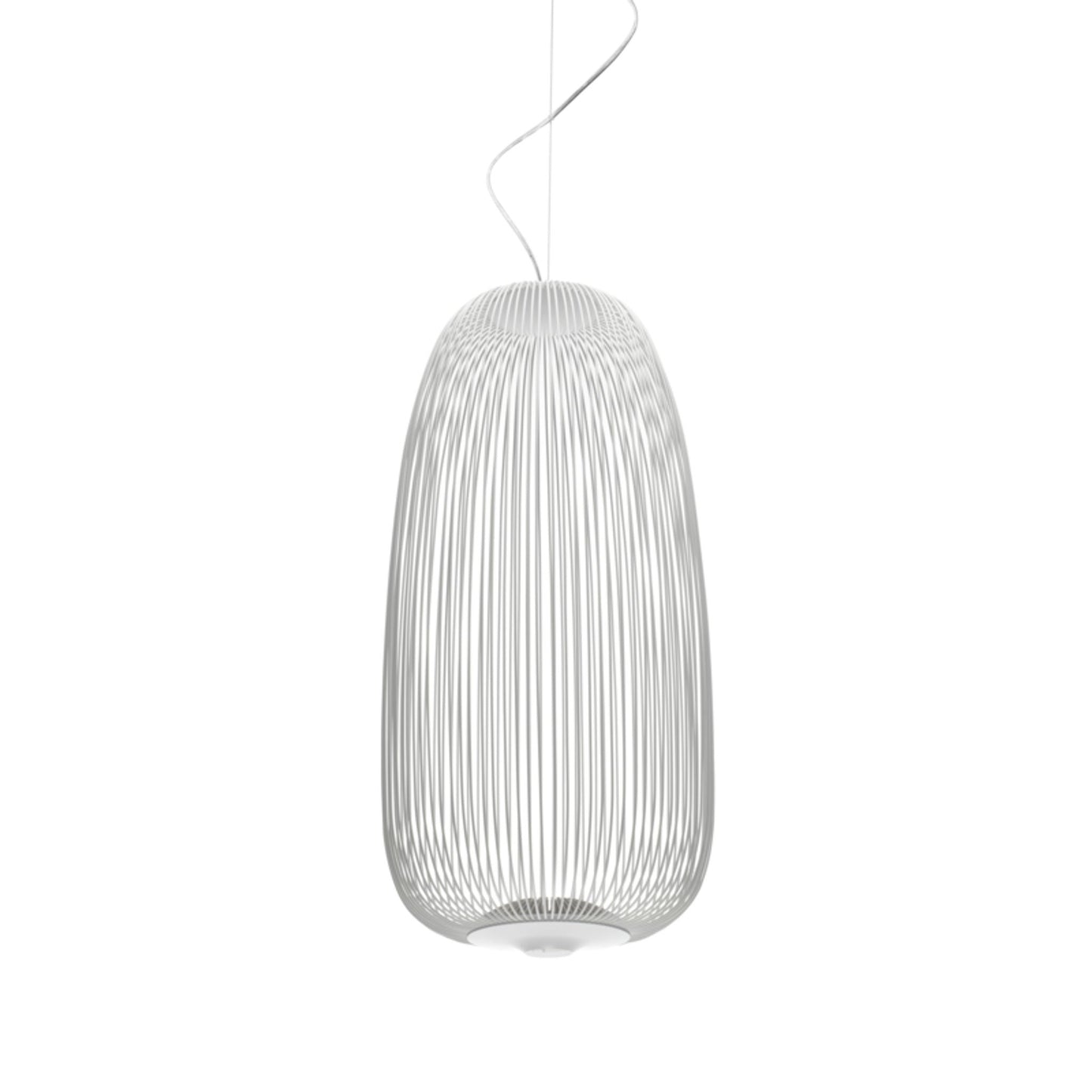 Spokes 1 Dimmable LED Pendant with Varnished Steel & Aluminium