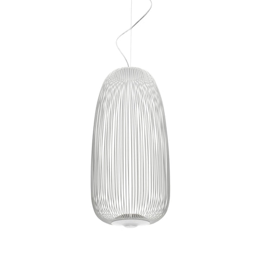 Spokes 1 Dimmable LED Pendant with Varnished Steel & Aluminium