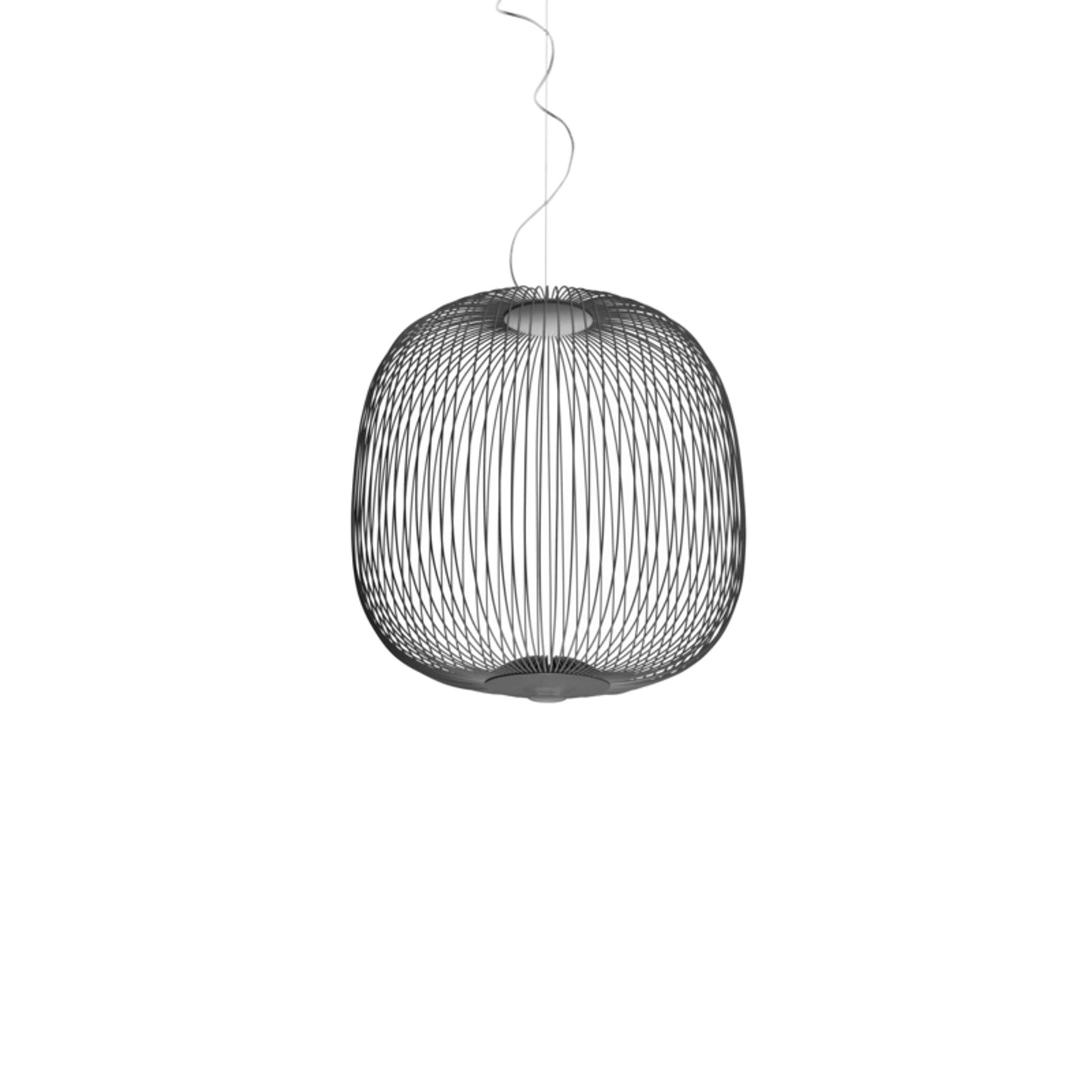 Spokes 2 Dimmable LED Pendant with Varnished Steel & Aluminium