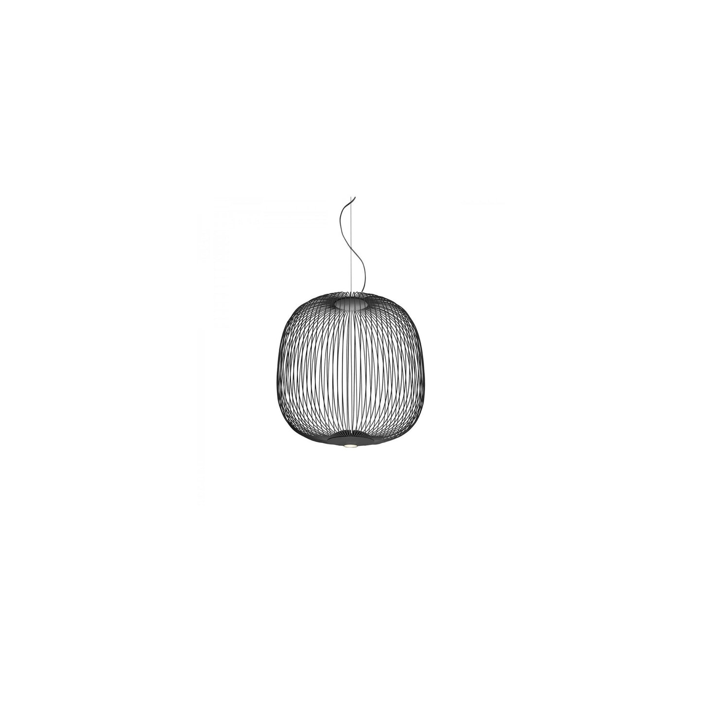 Spokes 2 Large Dimmable LED Pendant with Varnished Steel & Aluminium