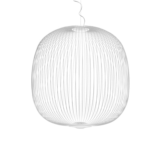 Spokes 2 Large Dimmable LED Pendant with Varnished Steel & Aluminium