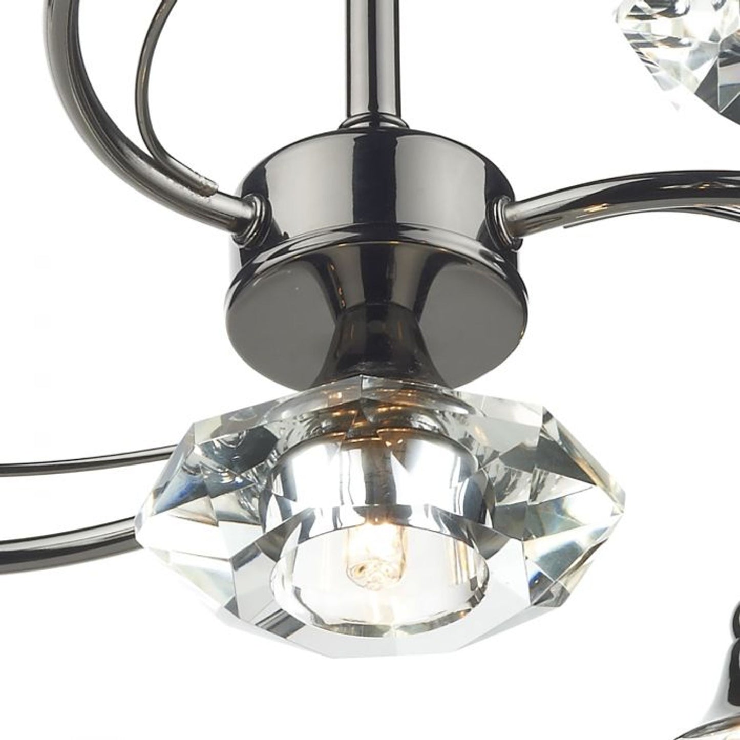 Luther 4-Light Crystal Flush Mount