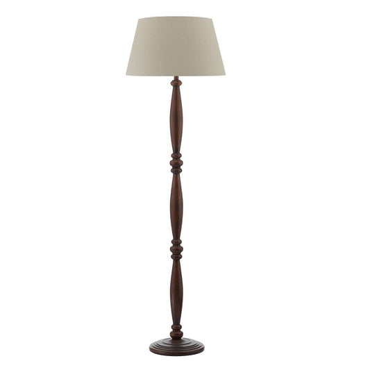 Hayward Floor Lamp in Dark Wood