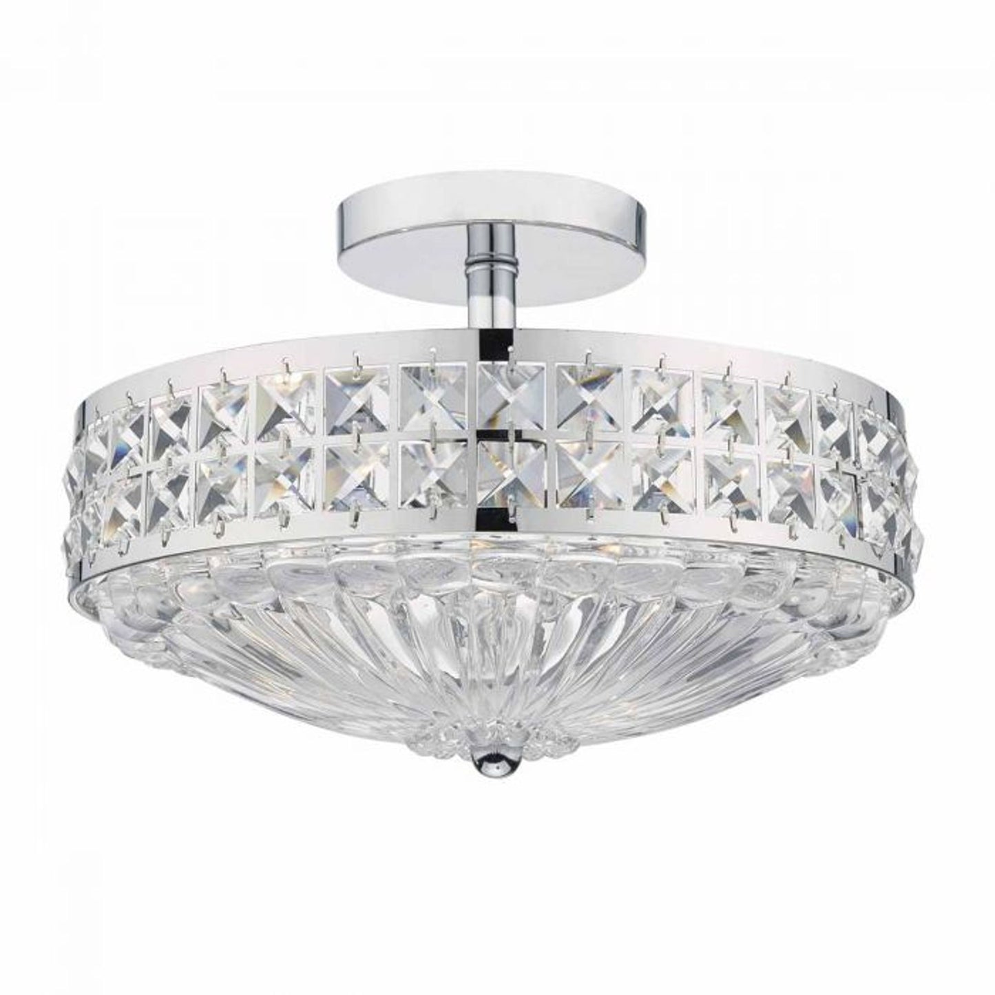 Olona 3-Light Semi Flush Mount