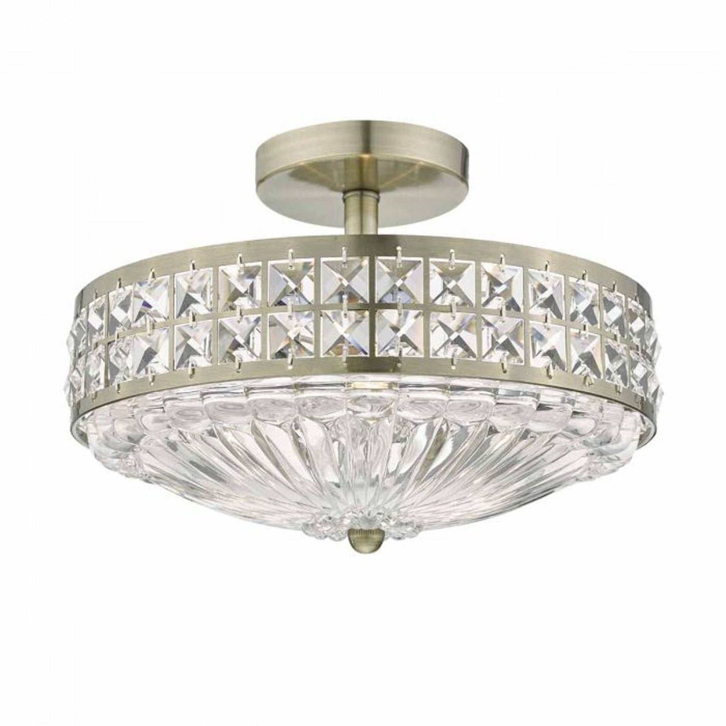 Olona 3-Light Semi Flush Mount