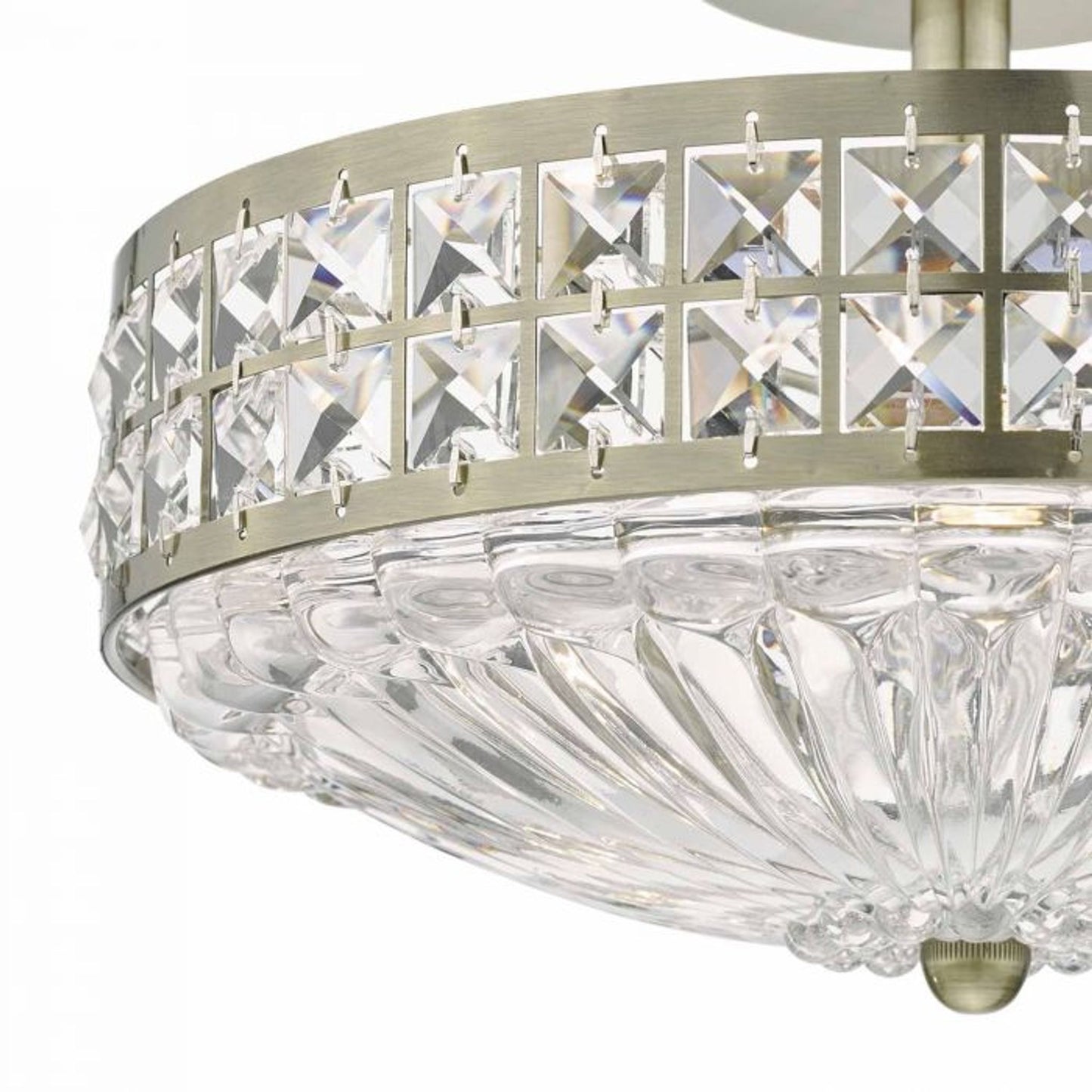 Olona 3-Light Semi Flush Mount