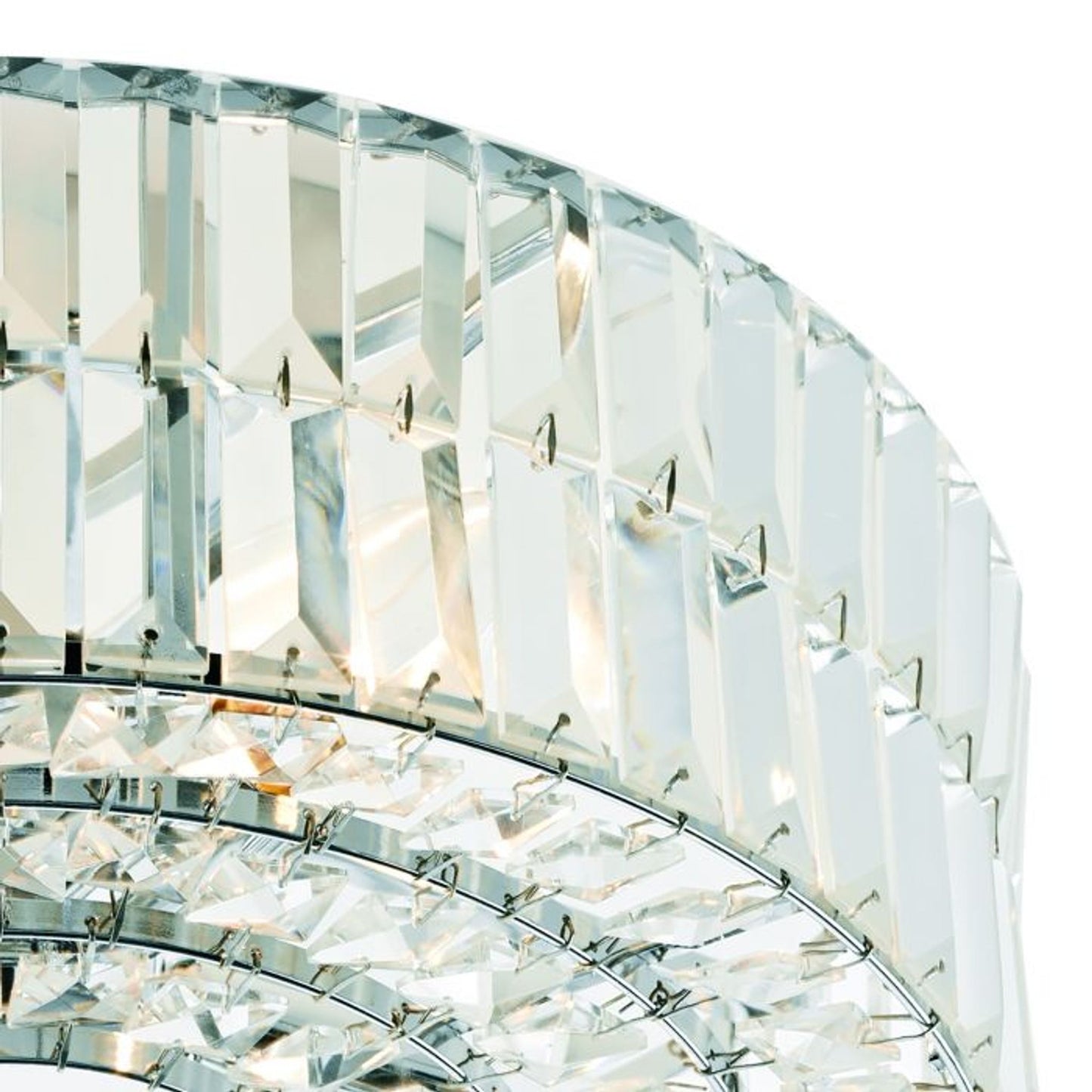 Errol Four-Light Crystal Flush Mount