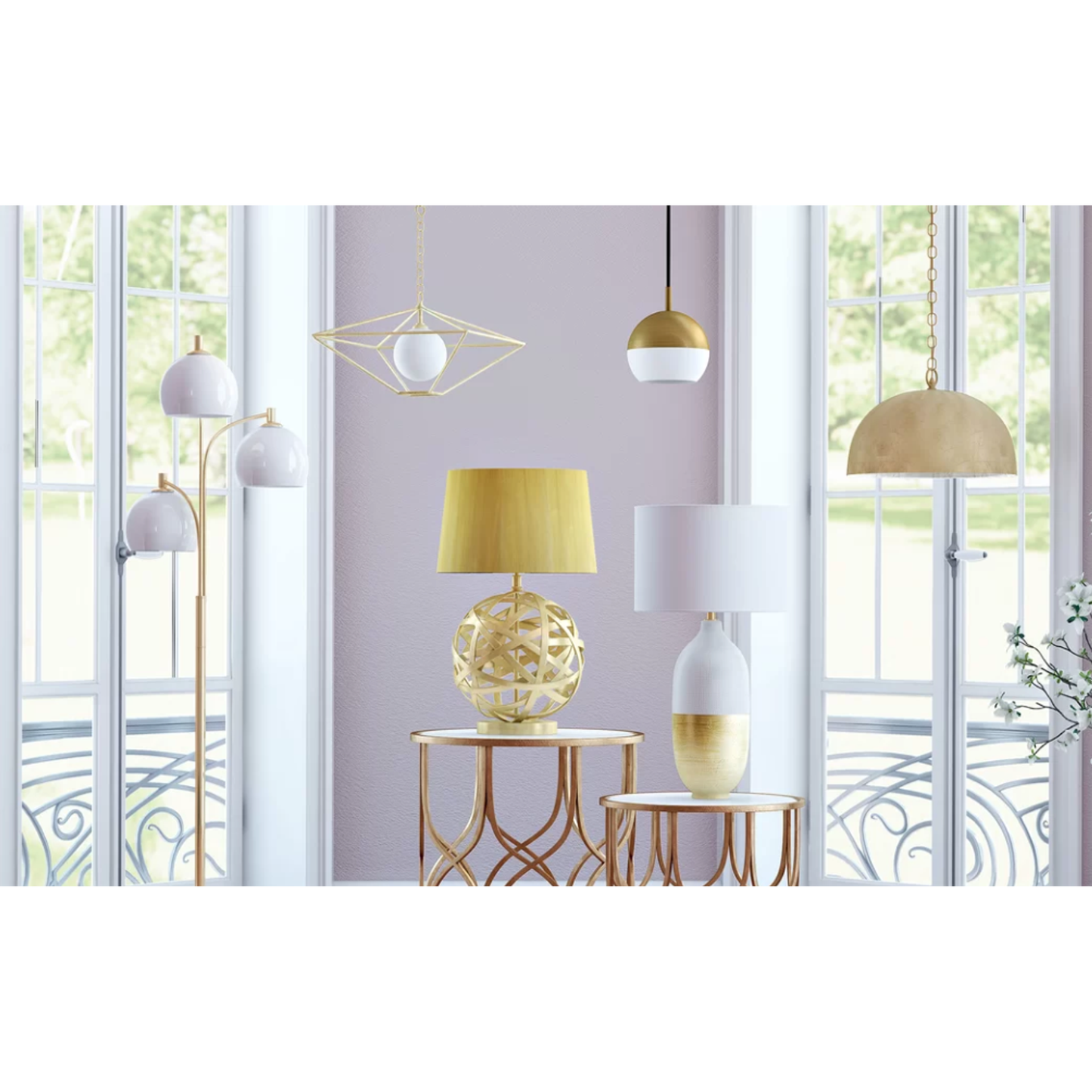 Balthazar Table Lamp Complete Gold